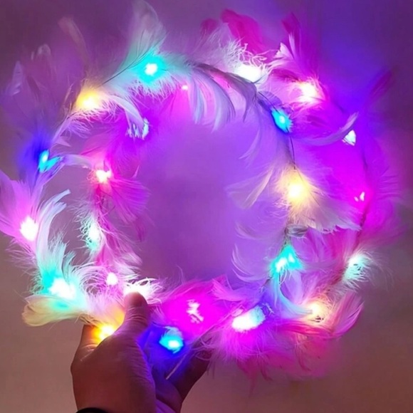 Angel Wing Feathered
Wings Costume For Adults Rainbow - Picture 5 of 7